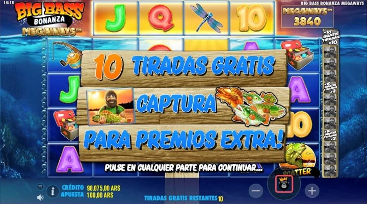 Big Bass Bonanza Megaways Screenshot 3